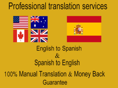 L translate spanish to english or english to spanish manually