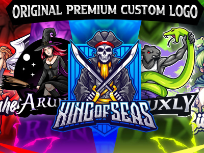 Custom Twitch, Kick & Esports Logo Design