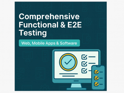 Comprehensive Functional & E2E Testing for Web, Mobile Apps & Software