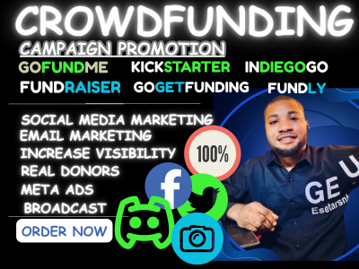 Get Attractive Crowdfunding Campaign Design, Crowdfunding Marketing