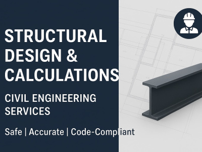 Civil engineer problem solved structural designs, structural calculation