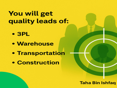 3PL, Warehouse, Transportation Leads (Lead Generation-Data Entry-SDR-VA)