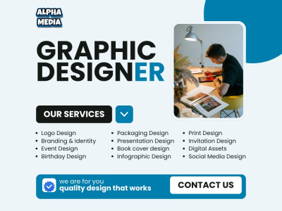 Creative Graphic Designer | Logos, Branding & Marketing Designs