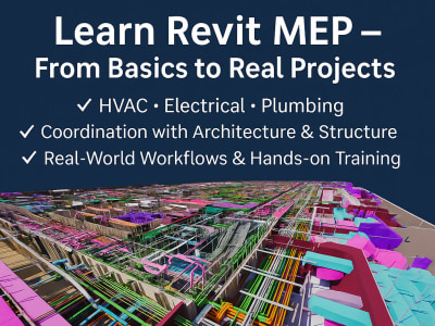 Revit MEP Training – HVAC, Electrical & Plumbing with Real Projects