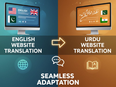 Professional English to Urdu website translation with 100% accuracy