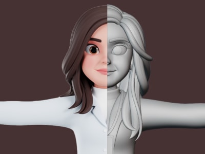 3D Character design, 3D Character model for animation, 3D Mascot