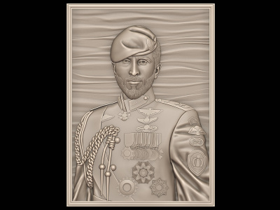 Printable bas relief model 3d coin model  cnc  medallion jewelry design