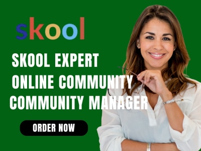 Skool account setup, skool online community, skool course uploads