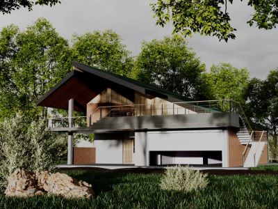 Photorealistic Exterior Architectural Rendering