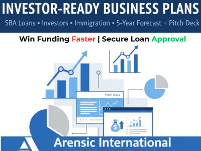 Business Plan for SBA Loans & Investors | 5-Year Forecast + Pitch Deck