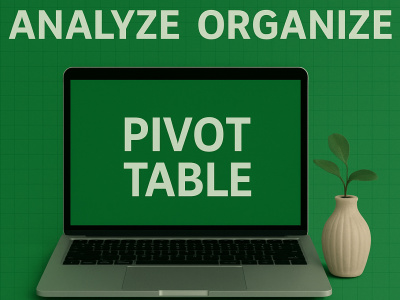 Summarize, sort, group With Pivot Table Excel