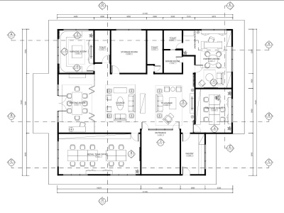 2D CAD Floor Planning & Design for Residential Office and Hospitality