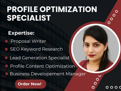 Upwork Profile Optimization, Upwork Profile Setup, Upwork Proposal Writing