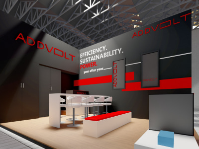 3D Booth Design with Realistic Rendering for Exhibitions & Events