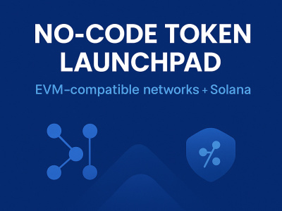No-Code Token Launchpad (EVM + Solana) | MetaMask & Solflare