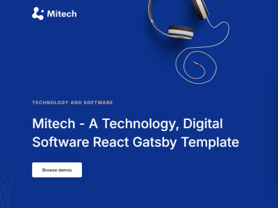 A IT solutions website using React or NextJs