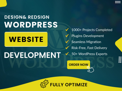 Build wordpress website development, business website or blog website
