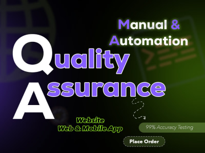 Software, website, & web app QA | Manual & Automation Testing