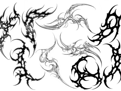 Tribal / Flow / Metal Tattoo Designs