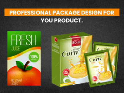 A Professional Package design for you product.