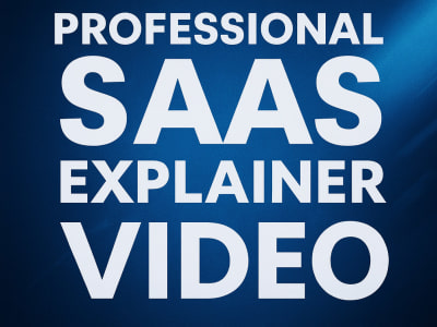 A professional SaaS explainer video with motion graphics