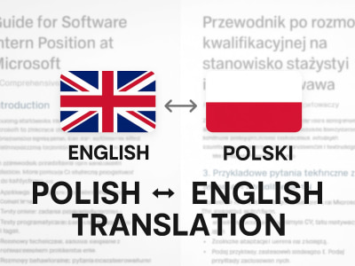 English/Polish Document Translation & Support