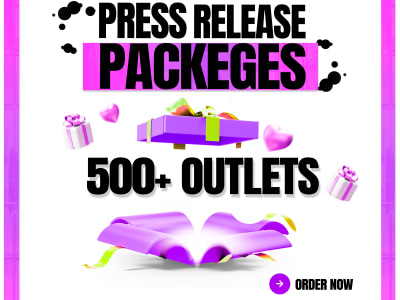 Press Release Packeges on 500+ Outlets
