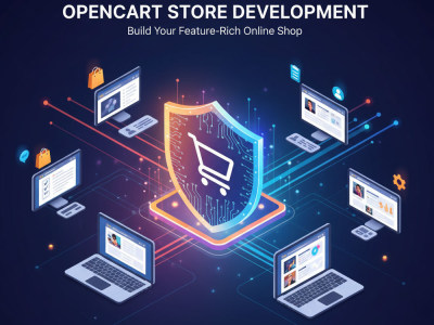 A custom OpenCart e-commerce store setup