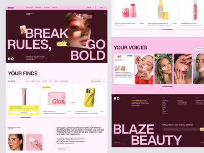 UI Concept Design – 2–3 Modern Hero Sections to Define Your Product’s Look