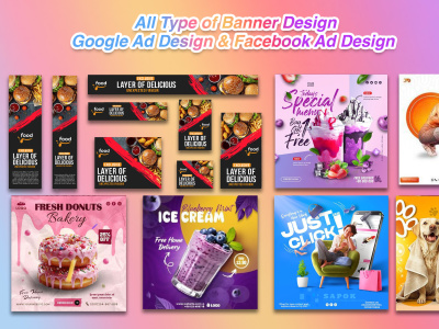 Facebook ads design | Google ad design | Meta ad design | banner ads design