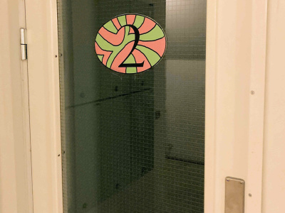 Letters to print out and place on your glass doors.
