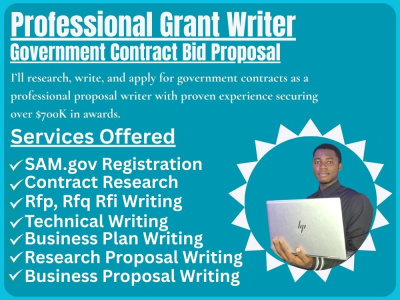 Find rfp rfq write winning government contract bid proposal