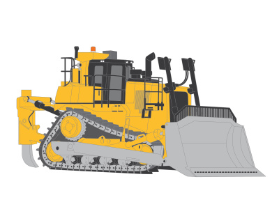 Fantastic Industrial Machine vector Illustration with amazing detail.