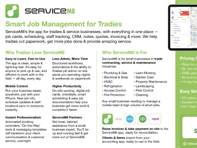 ServiceM8 custom forms, consulting and setup by ServiceM8 expert