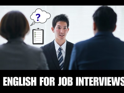 Mock interview practice in English