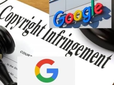 Infringing website URL reported to google