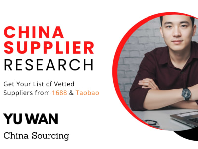 Basic Supplier Research: I will identify 5 Chinese suppliers on 1688/Taobao