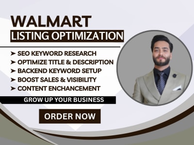 Walmart listing optimization, seo listing