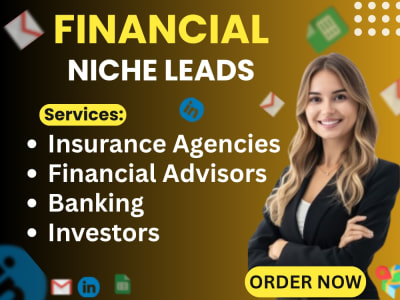 Financial Niche Lead Generation ,Investors ,Banking ,