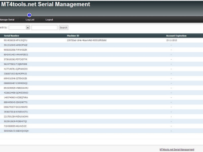 Serial Management with Web Interface (EA Protection)