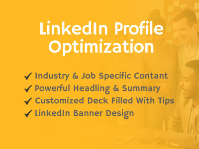 A customized deck to optimize your LinkedIn profile