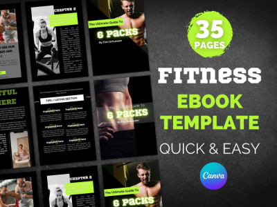 A Professional Fitness & Health Canva Ebook  Medical Wellness Self help