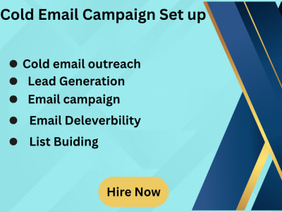 Cold Email Outreach Strategist, Email List & Email Compaign