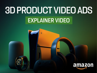 Amazon 3d product video ad and 3d product explainer animation ad