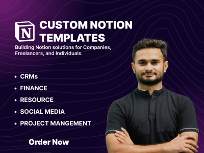Notion Certified Consultant | Custom Templates, Workspaces, CRM
