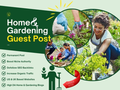 High DA Home & Garden Guest Post on Real Niche Blogs with dofollow backlink
