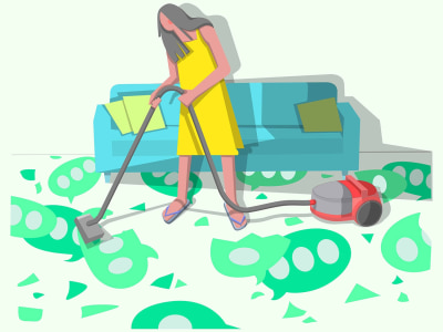 Create editorial and conceptual flat vector illustrations