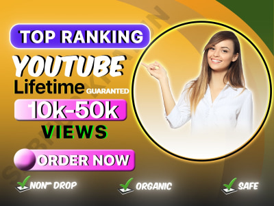 Real YouTube views | Organic YouTube Views | Non-drop YouTube views | views
