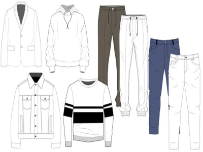 A fashion collection & illustration for men, women and kids wear