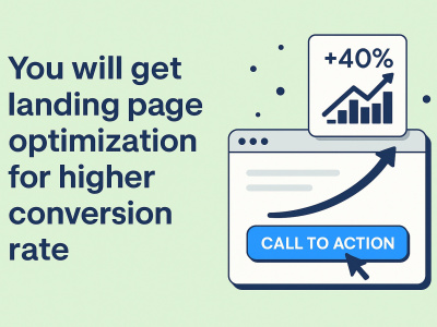 Landing page optimization for higher conversion rate